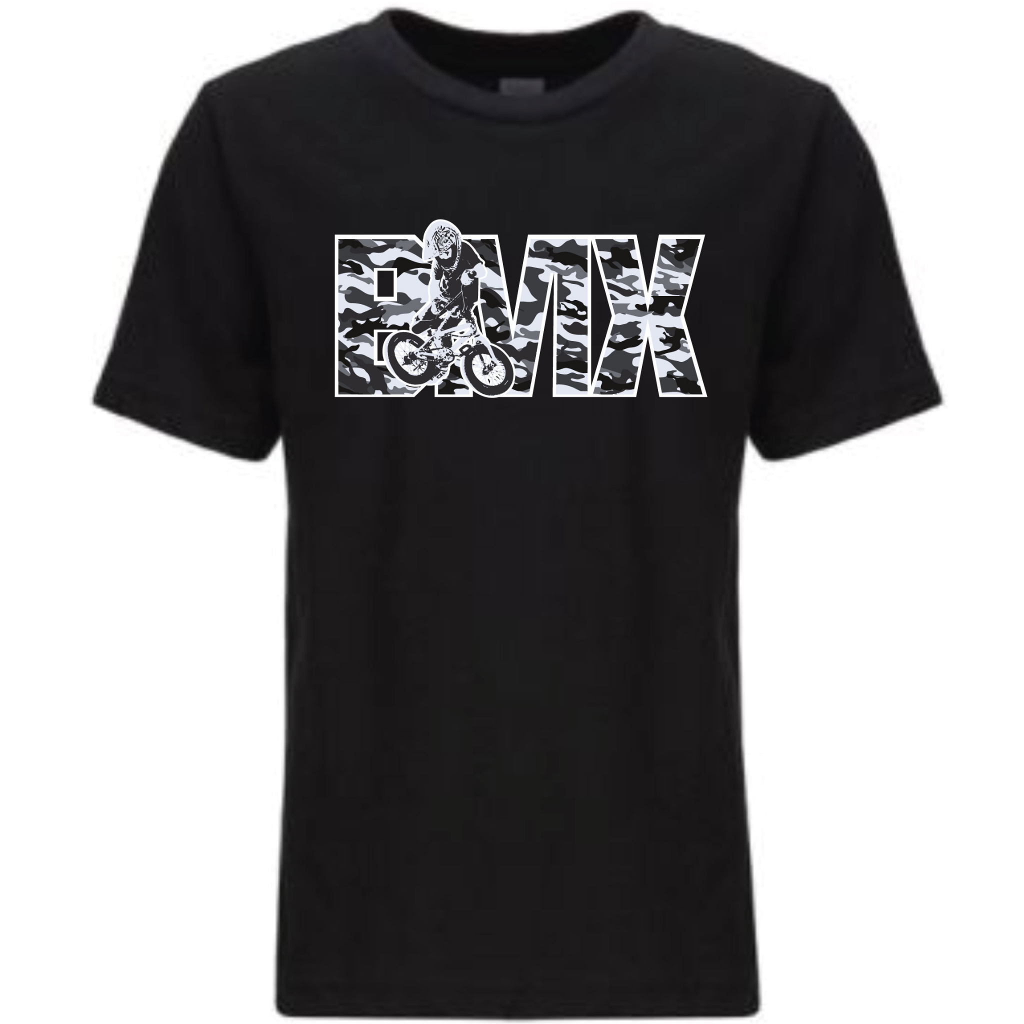 BMX Snow Camo BMX Bike TEE!