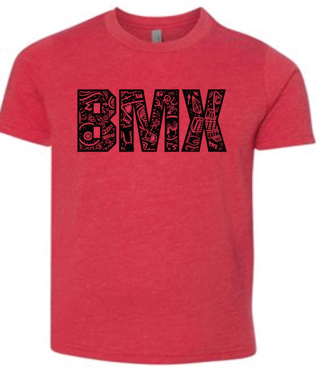 RED BMX TEE